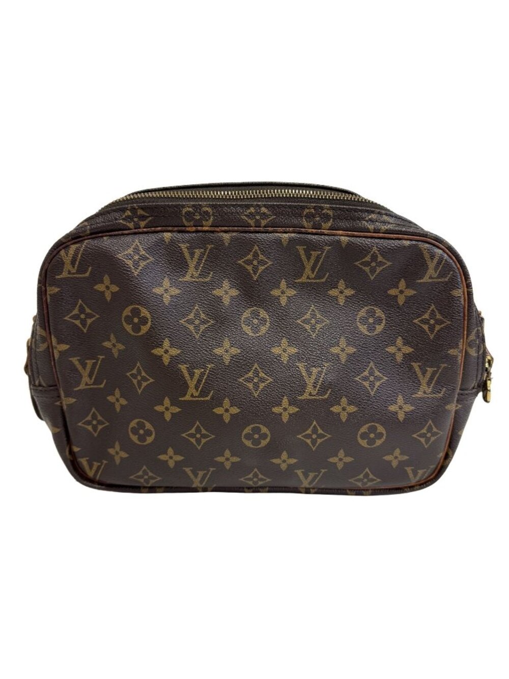 Louis Vuitton Monogram Reporter PM Canvas Brown Shoulder Bag